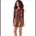 Free People Dresses | Free People Huntress Of Man Tribal Print Dress | Color: Brown/Gold | Size: M