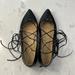 J. Crew Shoes | J.Crew Lace Up Ballerina Flats | Color: Black | Size: 8