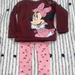 Disney Matching Sets | Disney Junior Minnie Mouse Matching Sweater Set 4t | Color: Pink/Red | Size: 4tg