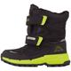 Outdoorwinterstiefel KAPPA Gr. 28, schwarz (black, lime) Schuhe Kinder