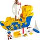 Fisher-Price Santiago of the Seas Pirate Ship Lights & Sounds El Bravo Playset with Santiago Figure for Ages 3+ Years