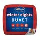 Silentnight Winter Nights King Duvet – Soft Warm Cosy Thick Heavyweight Winter Quilt Duvet for Cold Nights Comfortable Hypoallergenic and Machine Washable – 225x220cm