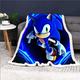 Doiicoon Sonic blankets cuddly blankets cuddly blankets 150 x 200 cm anime baby blanket 75 x 100 cm fleece blanket flannel fleece blanket, bedspread sofa blankets (4,150 x 200 cm)