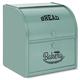 Preome 2-Layer Roll Top Bread Bin, Metal Bread Box for Kitchen, Food Storage Container for Counter-top, Retro Double Layers Bread Bins 30 x 24.5 x 32.5 cm (Green)
