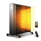 Electric Heater, Oil Filled Radiator 2500W Wifi Heater with 3 Heat Settings Modes, Child-lock and 24H timer, Smart Control and Free App-Smart Life, Adjustable Smart Panel Heating -13Fin