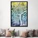 East Urban Home Color Gradient Urban Street Map Series: Philadelphia, Pennsylvania, USA Graphic Art on Wrapped Canvas, in Blue/Green | Wayfair