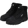Schnürboots FILA "GRUNGE II mid wmn", Damen, Gr. 38, schwarz, Leder, Textil, sportlich, Schuhe, Winterstiefel, Schnürstiefel, Winterschuhe