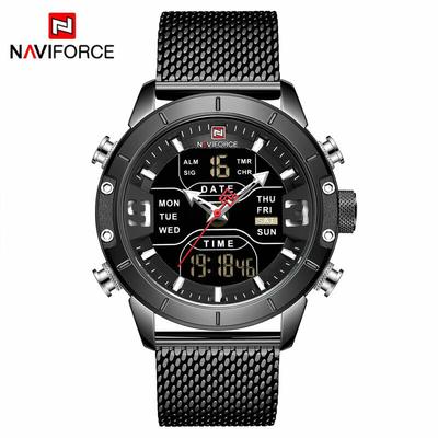Horloge NAVIFORCE/Lingxiang 9153 montre électronique sport montre pour hommes étanche