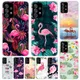 Coque de téléphone flamant rose rouge pour Samsung Galaxy A15 A14 A54 A13 A53 A12 A52S A55