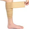 Jambières en nylon réglables manchon de mollet bandage élastique leggings de compression de vélo