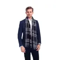 Écharpe à carreaux en laine pour hommes châle de créateur de mode écharpes de style décontracté