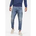 Regular-fit-Jeans G-STAR RAW "3301 Straight Tapered" Gr. 34, Länge 30, blau (blue, aged) Herren Jeans Regular Fit