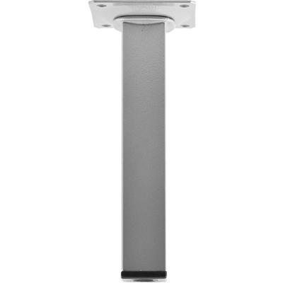 Möbelfüße Tischbeine (quadratische) Möbelbeine 25x400 mm Tischfuß Stahl silber Image