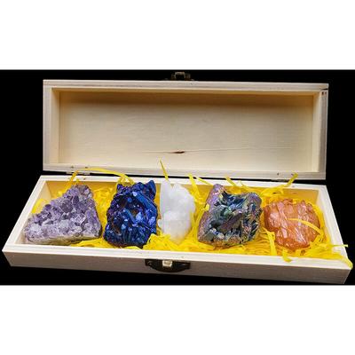 Natürlicher Kristall-Cluster-Original-Stein Reiki-Kristalle Mineralien-Exemplar-Wohnkultur