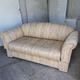 Small 2 Seater Sofa Converts Day Bed Scrolled Arms Guest Bed