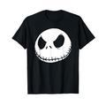 The Nightmare Before Christmas Jack Face Black T-Shirt