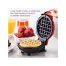 Trade Shop - Mini Waffle Maker Macchina Antiaderente Per Waffle Cialde Frittelle 350w Q-hb66