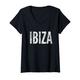 Damen Ibiza T-Shirt mit V-Ausschnitt