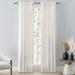 Ricardo Trading Polyester Room Darkening Curtain Polyester in White | 84 H x 25 W in | Wayfair 04706-80-184-01