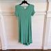 Lularoe Dresses | Lularoe High Low Ribbed Mint Dress | Color: Green | Size: Xxs