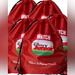Disney Accessories | New (Lot Of 5)Walt Disney World Drawstring Backpacks+ 3 Matching Id Holders | Color: Red | Size: 15” X 17”