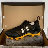 Under Armour Shoes | New Iob Under Armour Baseball Cleats | Color: Black/Gold | Size: 12