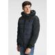 Steppjacke H.I.S Gr. XXL (60/62), schwarz (marine, schwarz) Herren Jacken Steppjacken