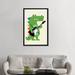 Zoomie Kids One-of-a-Kind Original 'Croco Rock' by Andy Westface - Wrapped Canvas Print, Cotton in Green | 48" H x 32" W x 1.5" D | Wayfair