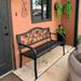 Sophia & William Outdoor Patio Metal Bench