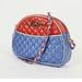 Gucci Bags | Gucci Trapuntata Metallic Camera Bag / Crossbody | Color: Blue/Red | Size: Mini