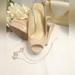Jessica Simpson Shoes | Jessica Simpson Open Toe Pumps | Color: Cream | Size: 9.5