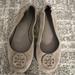 Tory Burch Shoes | Gray Suede Tory Burch Flats! Good Condition | Color: Gray | Size: 6.5