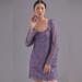 Anthropologie Dresses | New Anthropologie Maeve Embroidered Mini-Dress | Color: Purple | Size: 0