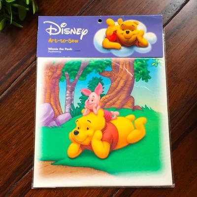 Disney Art | Disney Art-To-Sew Winnie The Pooh “Daydreaming” | Color: Gold/Green | Size: Os