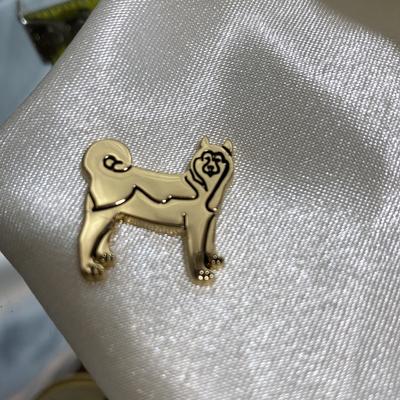 Burberry Accessories | Burberry Rare Husky Tie Tac / Lapel Pin! Brand New! Authentic! | Color: Gold | Size: Os