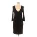 Ann Taylor LOFT Casual Dress - Sheath: Black Dresses - Women's Size 6