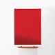 MagniPlan Magnetic Glass Wipe Board for Office, Meeting Room, Classroom, Home Office, Playroom and Bedroom - 900mm x 600mm - Red