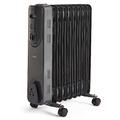 VonHaus Oil Filled Radiator 9 Fin, Electric Heater for Home Office, Oil Radiator Warms Any Room Quickly & Efficiently, Thermostatically Controlled 2kw Oil Heater for Maximum Warmth, 2 Year Warranty