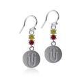 Dayna Designs Tuskegee Golden Tigers Dangle Crystal Earrings