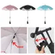 Parapluie Pliable pour Poussette de Bébé Parasol Auvent de Protection UV Résistant à 360