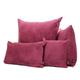 New Soft Luxury Crushed Chenille Pink Fabric Designer Cushion Covers & Filling - 4 sizes Available - British Handmade - Cushion Cover Only