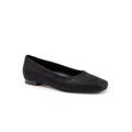 Women's Honor Flat by Trotters in Black Mini Dot (Size 10 M)