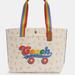 Coach Bags | Authentic Coach Tote With Rainbow Roller Skate Graphic | Color: Red/White | Size: Os