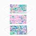Lilly Pulitzer Accessories | Lilly Pulitzer 3-Pk Adult Face Masks | Color: Green/Pink | Size: Os