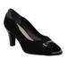 Giani Bernini Shoes | Giani Bernini Valii Memory Foam Suede Peep Toe Classic Pumps 9m | Color: Black | Size: 9
