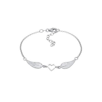 Elli Herz Flügel 925 Sterling Silber 19 Damen Image