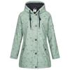 Regenjacke DEPROC ACTIVE "Friesennerz HALIFAX UMBRELLA", Damen, Gr. 44 (L), grau, Obermaterial: 100% Polyurethan; Futter: 100% Polyester, casual, figurumspielend, Langarm gerader Abschluss mit Druckknopf, Jacken, auch in Großen Größen erhältlich