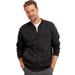 Blair Men's John Blair Supreme Fleece Baseball Jacket - Black - 2XL