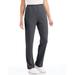 Blair Women's Essential Knit Pull-On Pants - Grey - XL - Womens