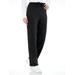 Blair Better-Than-Basic Drawstring-Waist Fleece Pants - Black - LPS - Petite Short